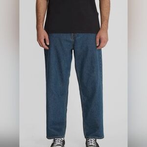 VOLCOM BLUE BILLOW TAPERED JEANS SIZE 28